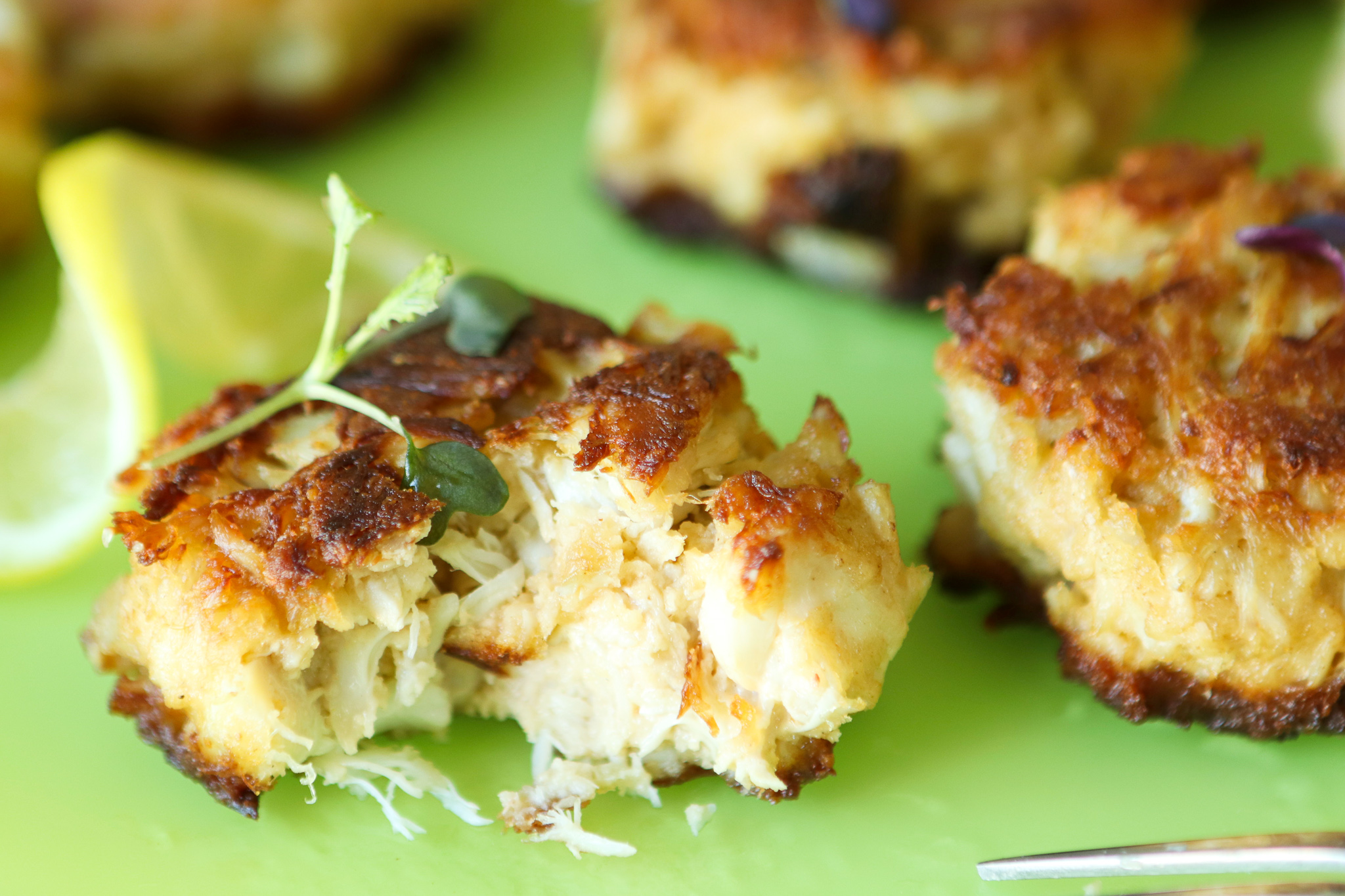 Maryland Crab Cakes with Quick Tartar Sauce - Once Upon a Chef