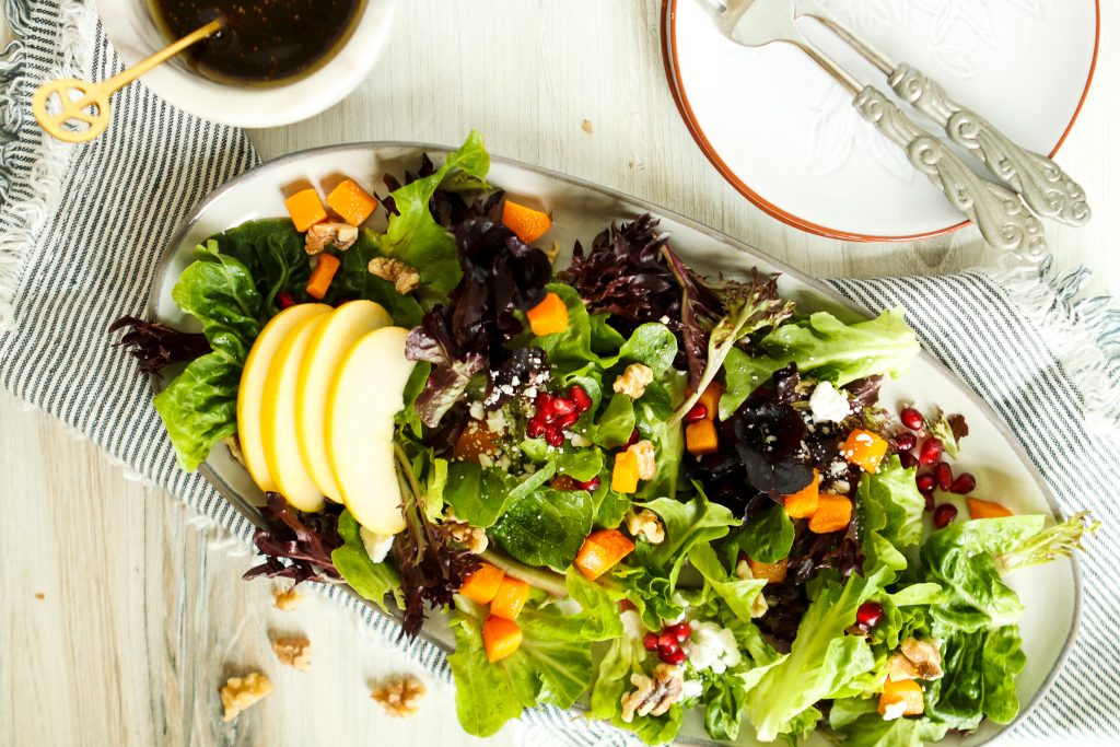 Roasted Butternut Squash and Apple Salad | The Fancy Pants Kitchen