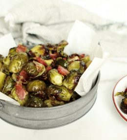 Maple-Roasted Brussel Sprouts