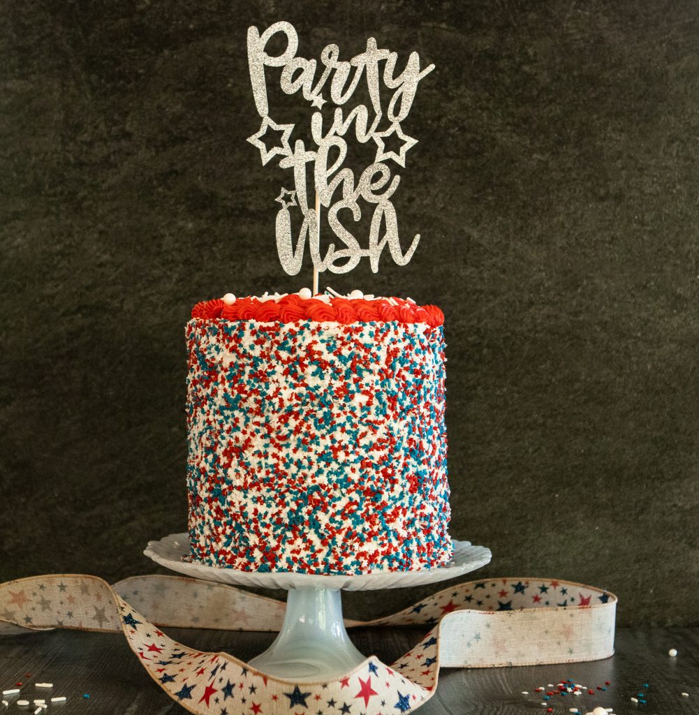 Fourth of July Funfetti Cake | The Fancy Pants Kitchen