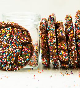 Chocolate Sprinkle Sugar Cookies