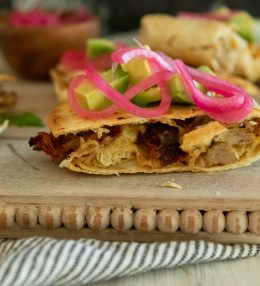 Oven-Baked Pulled Pork Quesadillas