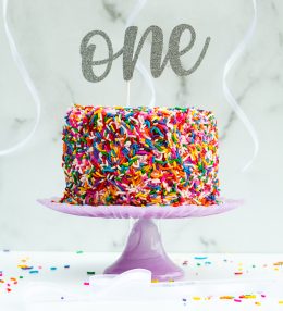 Sprinkle Vanilla Layer Cake
