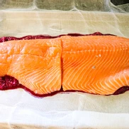 Beet-Cured Salmon Gravlax