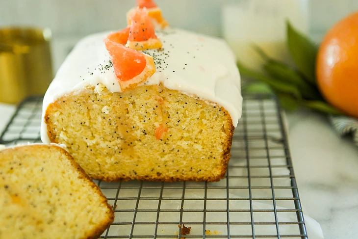 Grapefruit Poppyseed Loaf