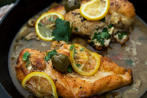 Chicken with Roasted Lemons
