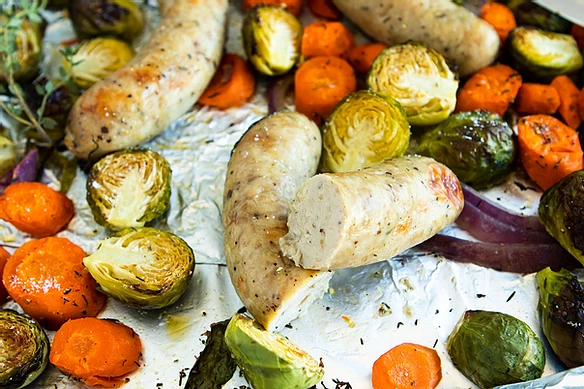 Sheet Pan Sausage and Vegetables