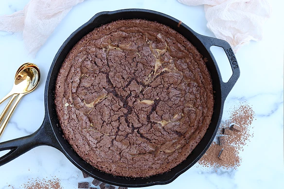 Peanut Butter Swirl Brownies