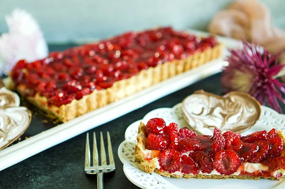 Fresh Raspberry Tart