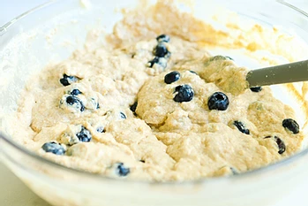 Blueberry Lemon Ricotta Pancakes