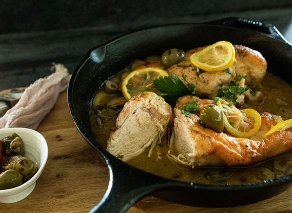 Chicken with Roasted Lemons