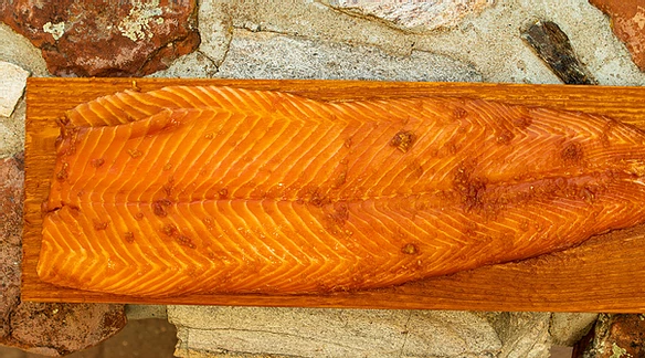 Cedar Plank Sesame Salmon