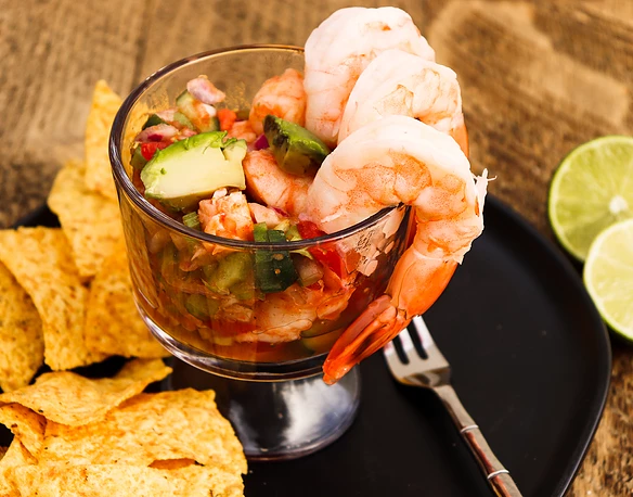 Mexican Shrimp Cocktail | The Fancy Pants Kitchen