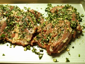 Grilled Lamb with Lemon