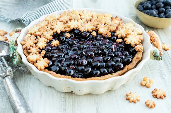 Fresh Blueberry Pie