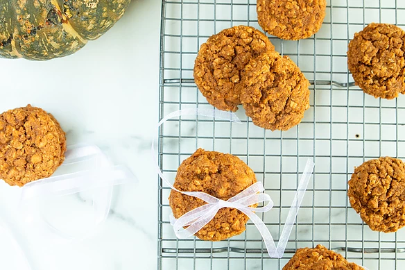 Butterscotch Oatmeal Pumpkin Cookies