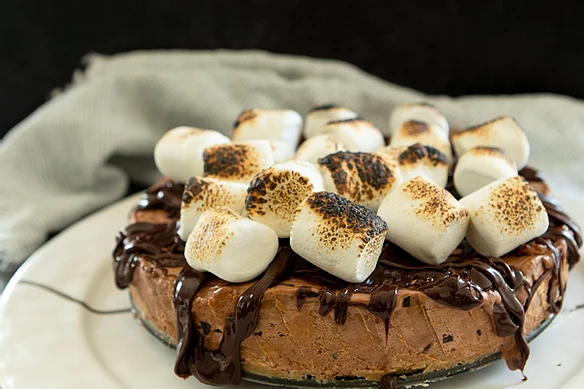 Peanut Butter S'more Ice Cream Cake