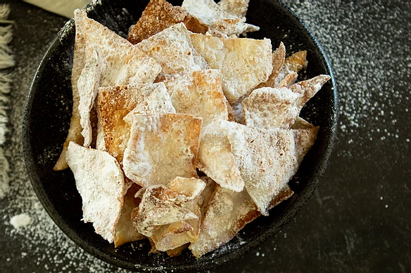 Powdered Crispy Wontons