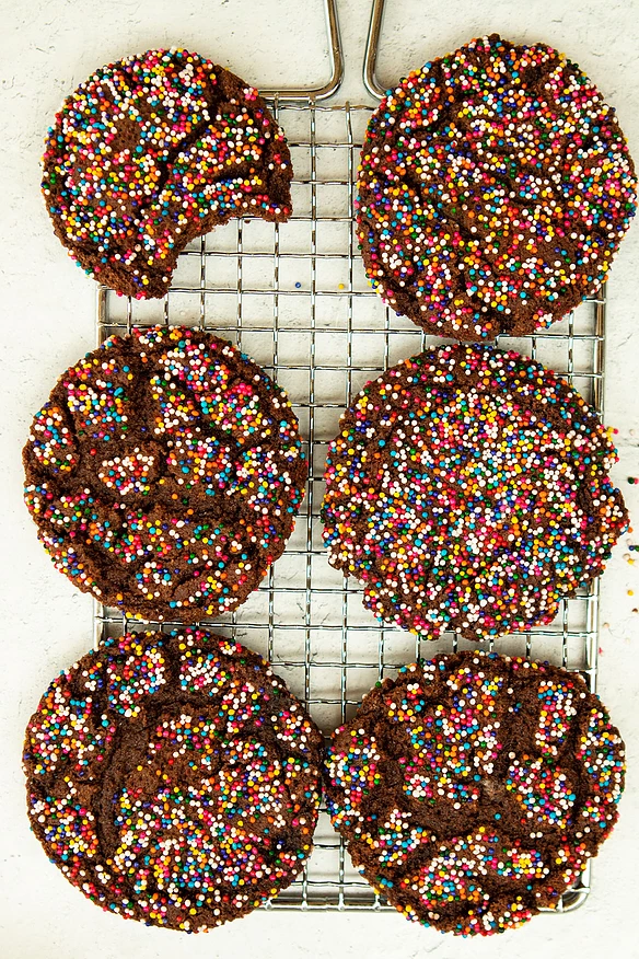 Chocolate Sprinkle Sugar Cookies