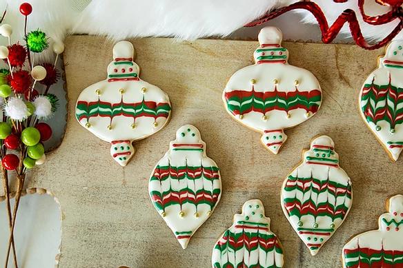 Ornament Iced Sugar Cookies