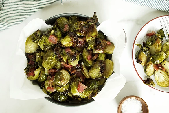 Maple-Roasted Brussel Sprouts