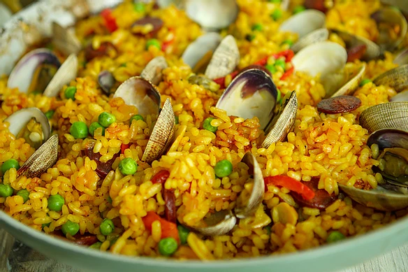 Weeknight Clams & Spanish Chorizo Paella