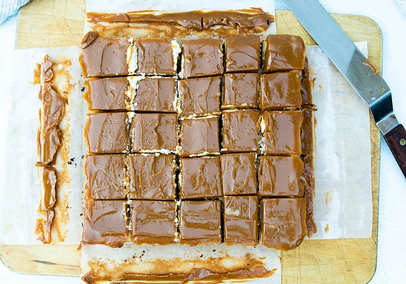 Brownie Cheesecake Bars with Dulce de Leche