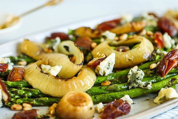 Grilled Asparagus & Onions