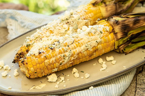 Grilled Mexican Street Corn (Elote Corn)