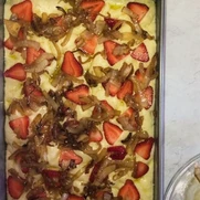 Strawberry Focaccia with Maple Balsamic Onions