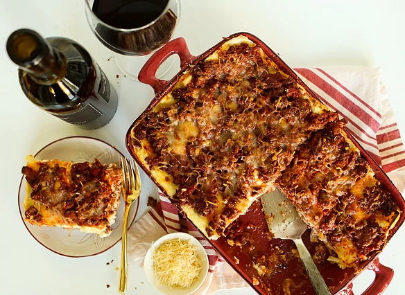 Deep Dish Meat Lasagna