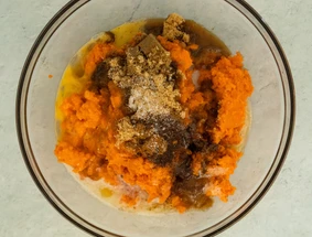 Bourbon Sweet Potato Casserole with Bacon-Pecan Crumble