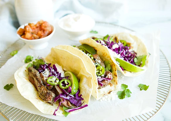 Jalapeño-Lime Steak Tacos