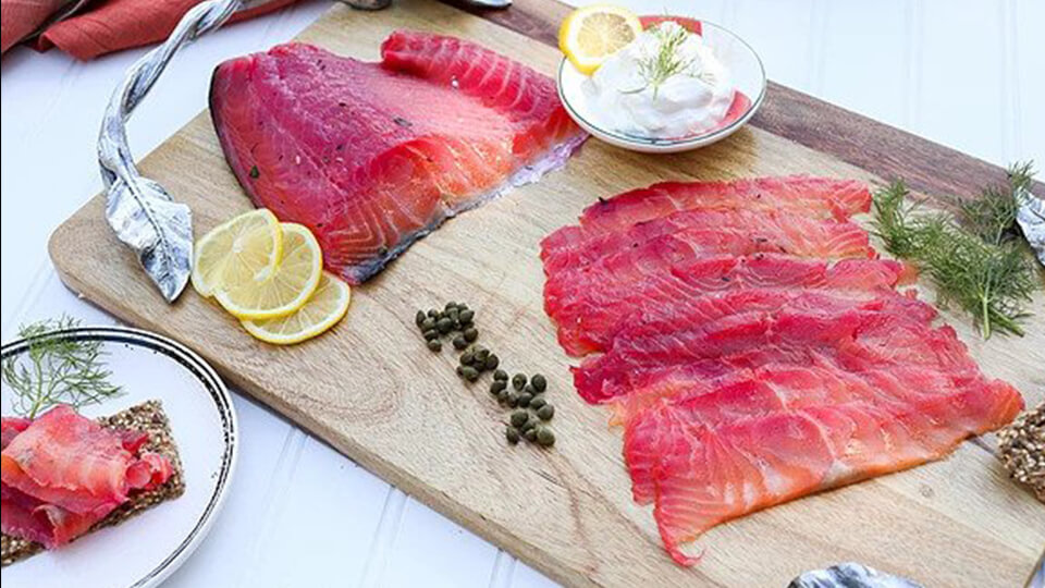 Beet Cured Salmon Gravlax The Fancy Pants Kitchen