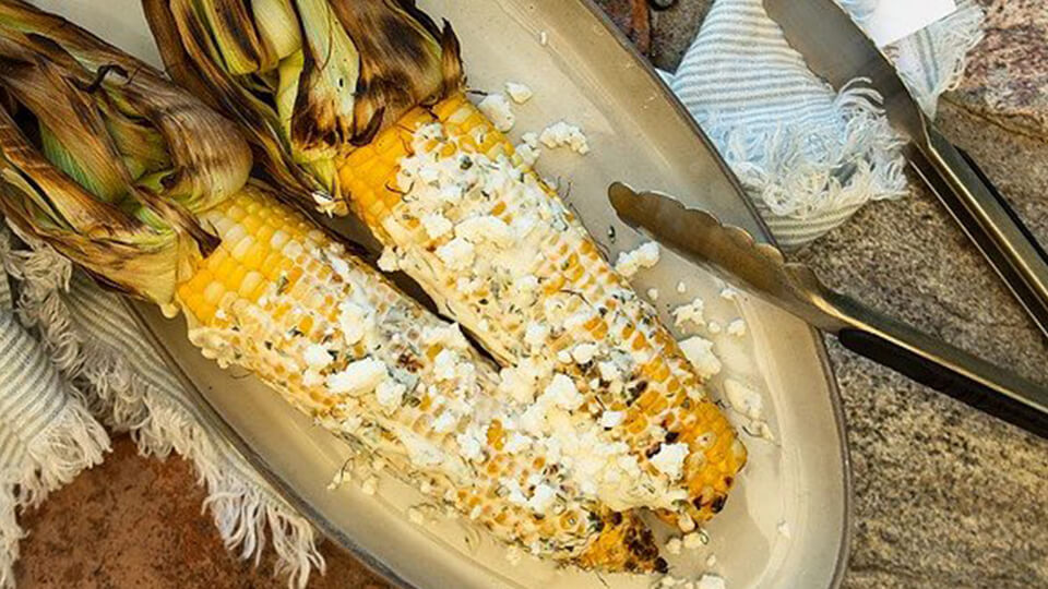 Grilled Mexican Street Corn (Elote Corn)