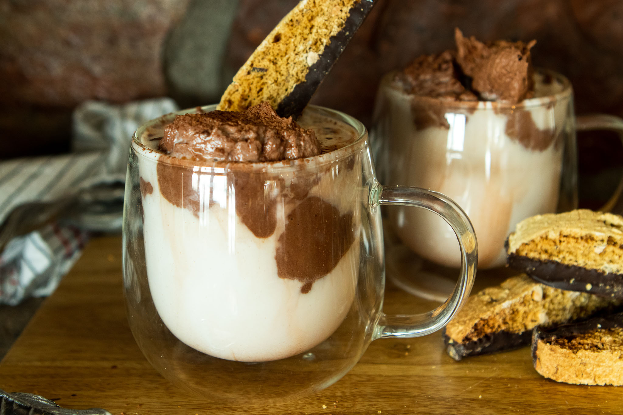 whipped hot chocolate flip