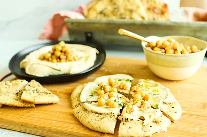 Hummus and Smoky Chickpeas
