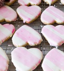Iced Heart Cookies