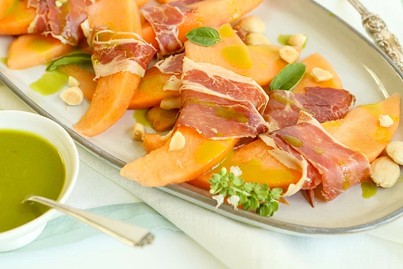 Melon with Proscuitto