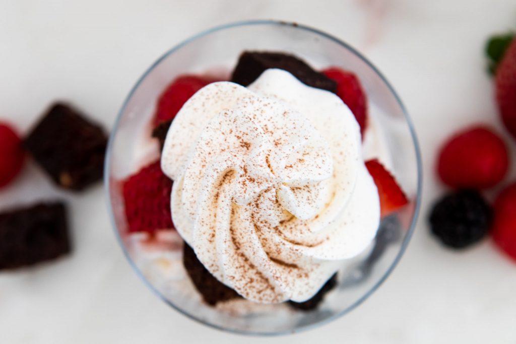 Brownie & Berry Cups