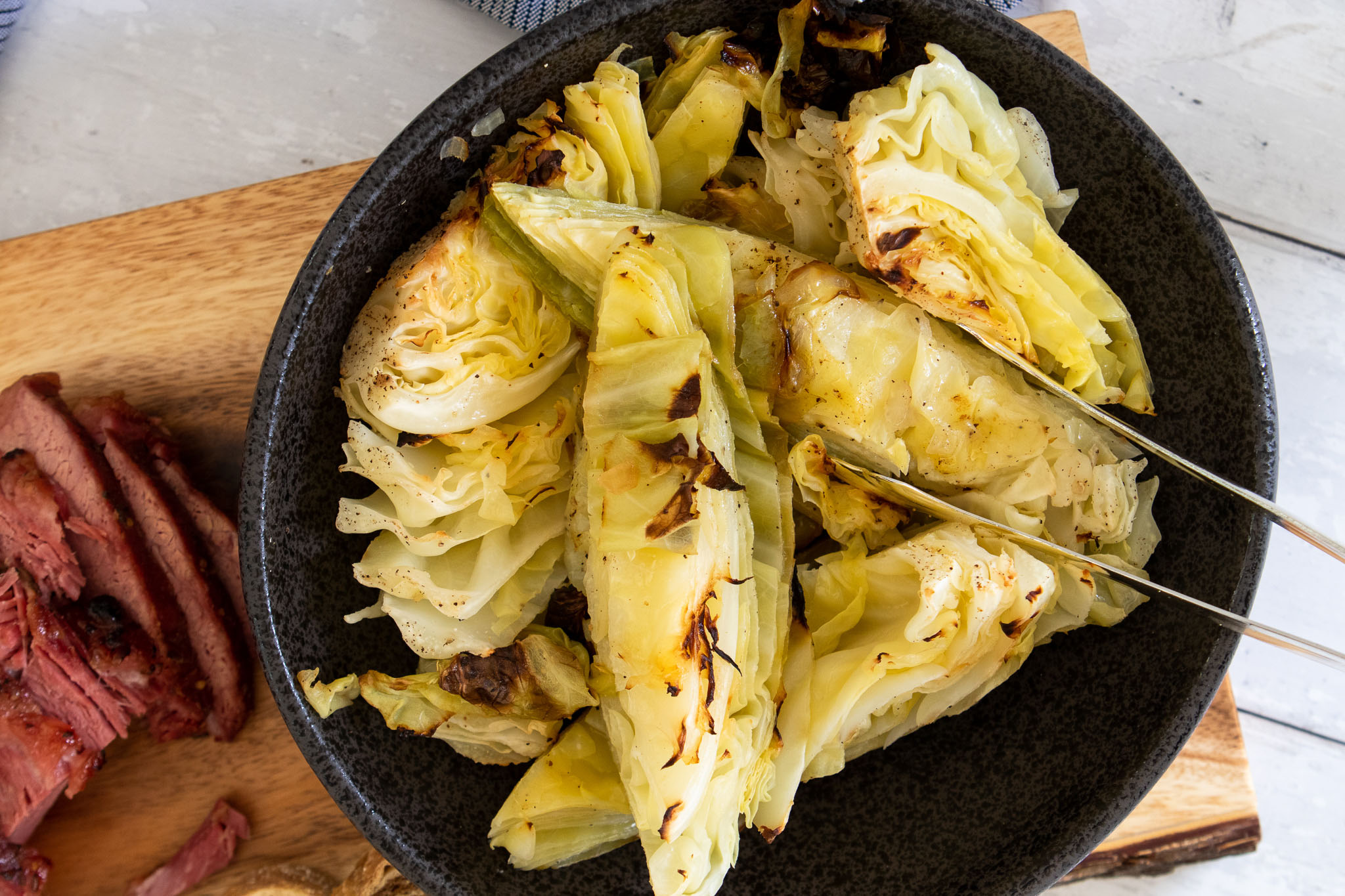 SIMPLE GRILLED CABBAGE