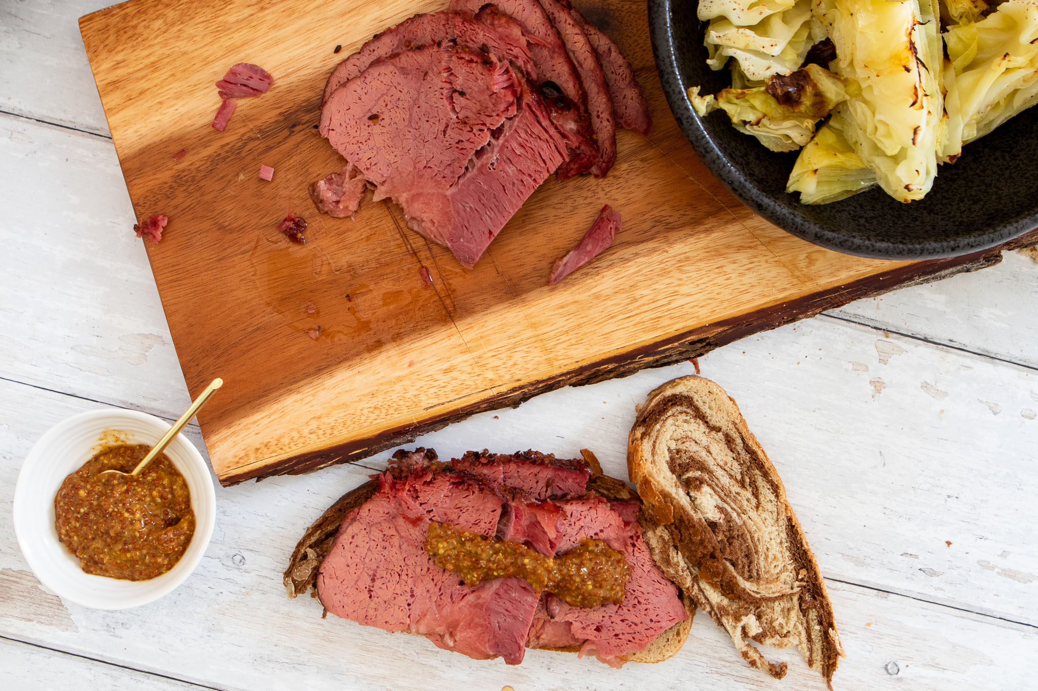 CORNED BEEF WITH MAPLE GLAZE