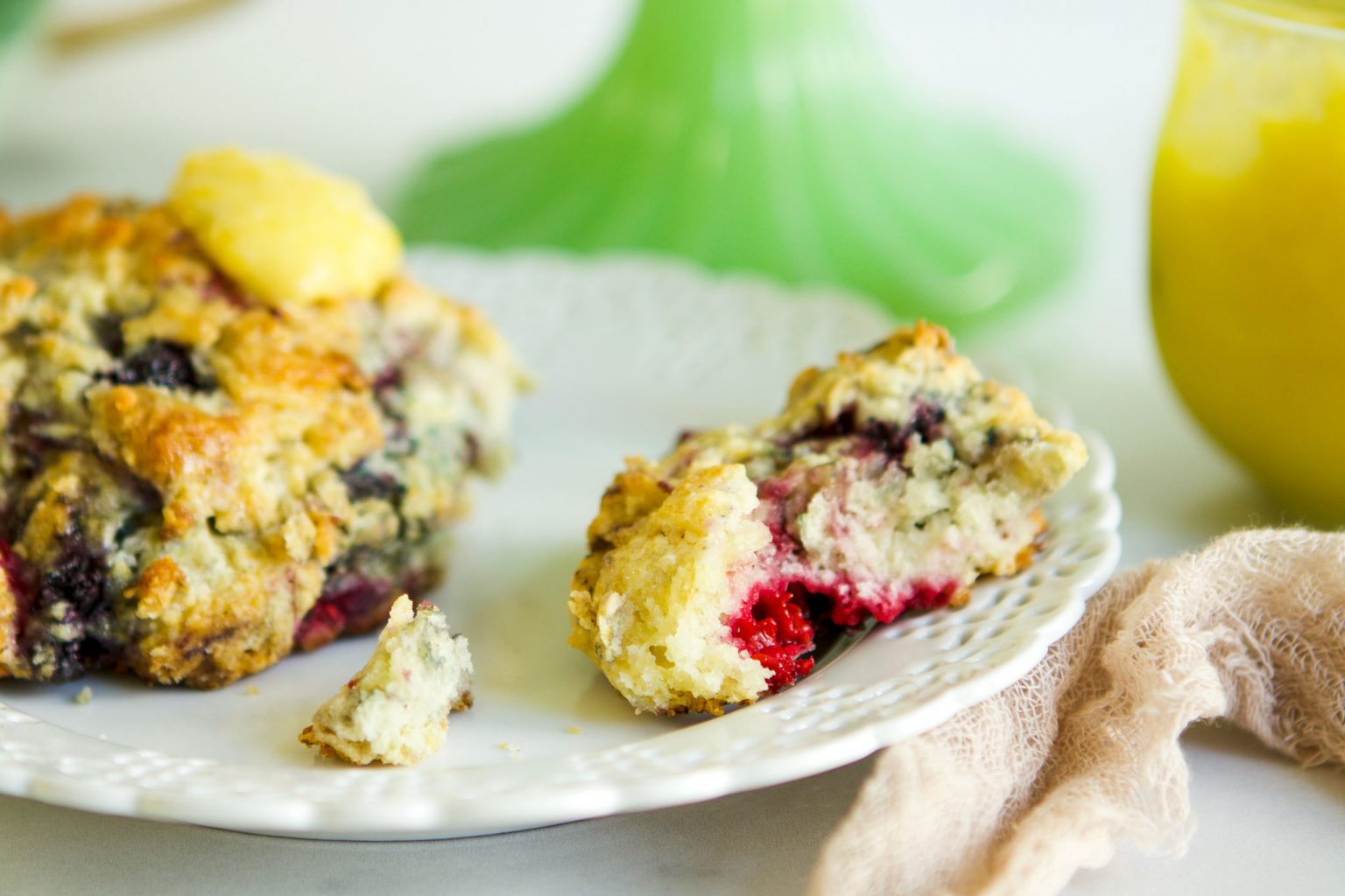 Mixed Berry Scones | The Fancy Pants Kitchen