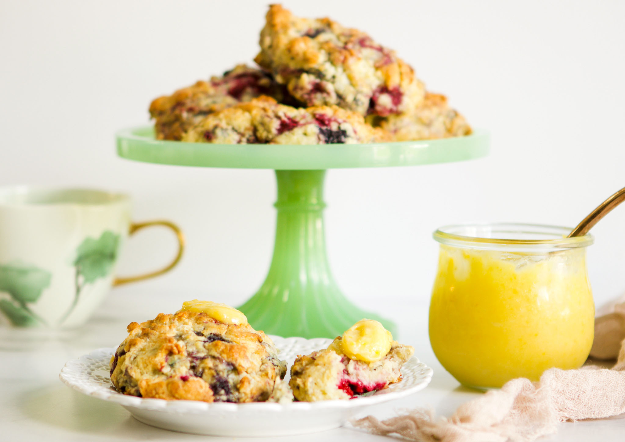 MIXED BERRY SCONES