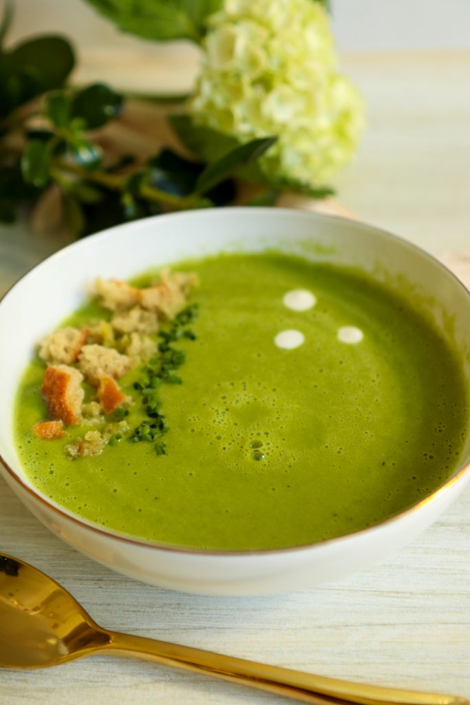 Fresh Pea Soup 