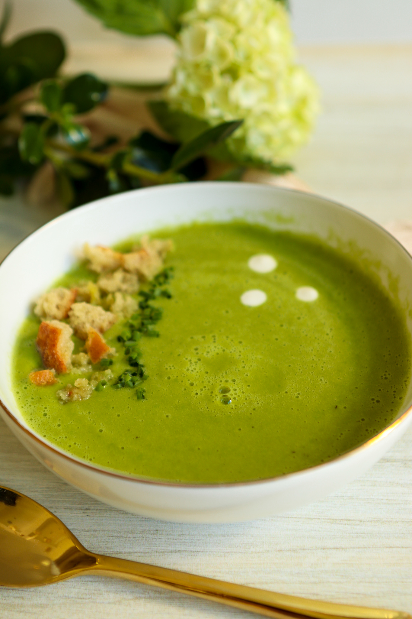 Fresh Pea Soup Recipe, Ina Garten