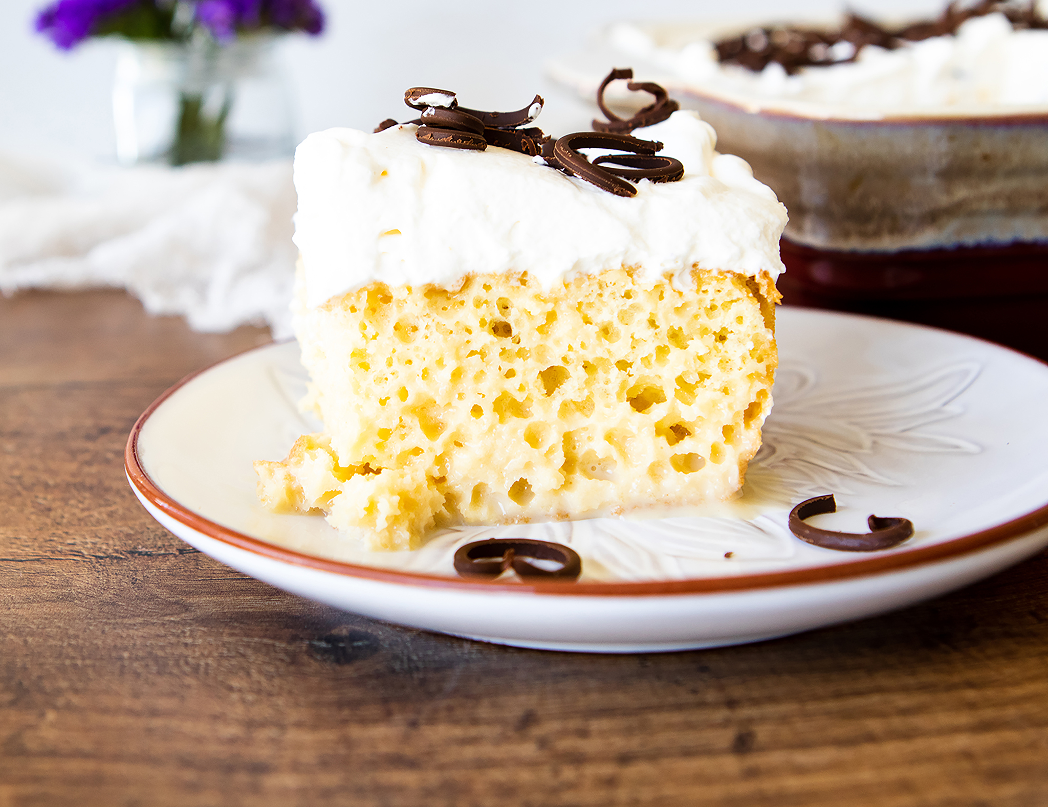 Vanilla Almond Chocolate Chip Layer Cake | Recipe | Craving4More