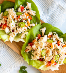 Thai Crab Salad Lettuce Wraps