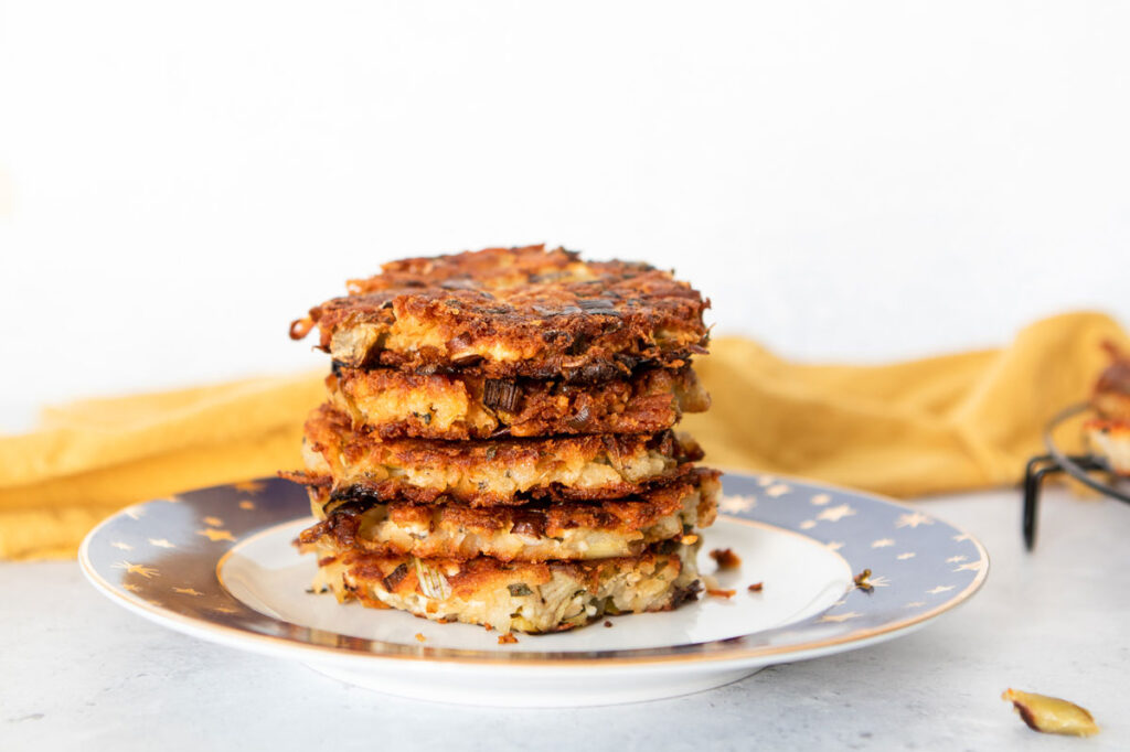 Easy Peasy Sweet Potato & Potato Pancakes Recipe (Latkes)