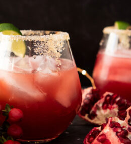 Spicy Pomegranate Ginger Paloma